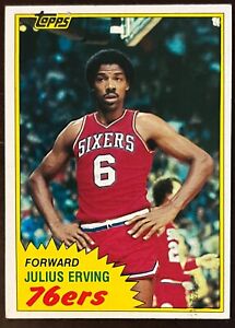 1981-82 Topps #30 Julius Erving! Dr J! Looks NM+! NBA & ABA MVP & Champion! HOF!