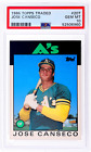 1986 Topps Traded #20T Jose Canseco PSA 10