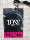 75th Annual Tony Awards 2022 Media Press Pass with Lanyard BRAND NEW