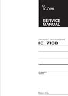 Icom IC-7100 INSTRUCTION & SERVICE MANUALS ON CDROM