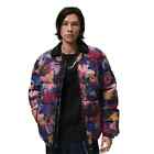 Zara  Jacket Men's Quilted Floral Puffer Coat Size XL