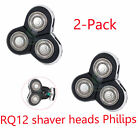 2x Replacement RQ12 Shaver Heads Philips Norelco SensoTouch GyroFlex Razor Blade