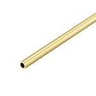 Brass Round Tube 300mm Length 6mm OD 1mm Wall Thickness Seamless Pipe Tubing