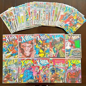 X-MEN Lot 1-35 from 1991, All 5 #1 covers Omega Red Wolverine Rogue Gambit