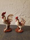 Napco Ceramic Rooster And Hen Figurine (View All Photos)
