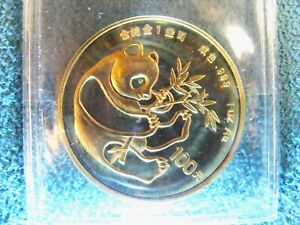 New Listing1984 - 10z Gold Panda Coin - Sealed - Never Opened - Mint