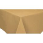 4 Table Cloths Main Stay Table Cloth-70 inch Round In Tan