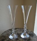 Set of 2 Crystal Champagne Glasses Millenium 2000 Cristal D’Arques