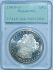 1880 S PCGS MS64DMPL Deep Mirror Prooflike Morgan Silver Dollar OGH Rattler