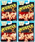 Mattel Super 7 M.U.S.C.L.E. WWE Wrestling 4 Pack Set of 12 2018 SDCC MUSCLE WWF