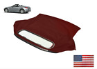 Fits: Nissan 350Z Convertible Top & Heated Glass Window 2003-2009 BORDEAUX Cloth
