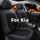 For Kia Linen Car 5 Seat Cover Full Set 3D PU Leather Front Rear Cushion Pad Mat (For: 2023 Kia Sportage)