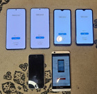 Lot of 6 Smartphones Samsung Galaxy S20+ 5G iPhone 5c Samsung A10e HTC 626s