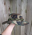 US Military Boonie Woodland Camo Hat Sun Hot Weather Type II Size 7