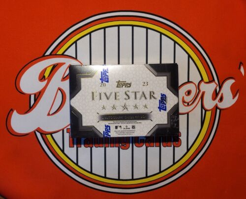 2023 Topps Five Star Baseball Factory Sealed Hobby Box - 2 Autographs!