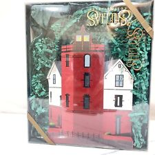 Shelia's Collectibles East Coast Light Houses Round Island Dioramas Decor Wood