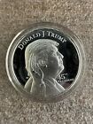 Donald J Trump 45th President- 1 Troy Ounce .999 Fine Silver Coin In Air-Tite