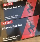 Natini Pilates, Yoga Bar Kit w/ Resistance Bands, Home Gym, Full Body Workout