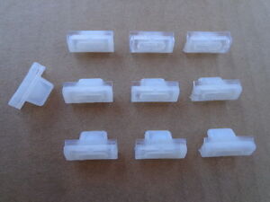 10 NOS QUARTER BODY MOULDING RETAINER CLIPS! FITS: ALL 1962-1966 GM CARS! MINT!