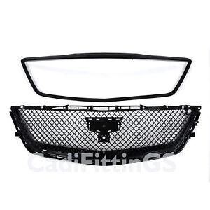 2017 2018 Cadillac CT6 Front Grille Racing Honeycomb Grill With Frame Black (For: 2018 Cadillac)