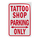 Vertical Vinyl Stickers Tattoo Shop Parking Parking Industrial Safety Sign Label