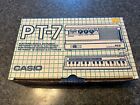 Vintage CASIO PT-7 Electronic Musical Instrument & Box~Tested & Works Great!