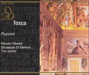 Puccini: Tosca (2 CD Set) Tebaldi, Di Stefano, Gobbi AOB