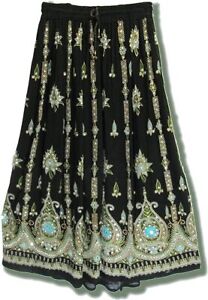 Women's Long Bohemian Maxi Skirt - Gypsy Hippie Boho Chic Style Gypsy  Dress