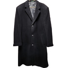 Lauren Ralph Lauren Black Wool/Cashmere Blend Trench Coat Men's 42R