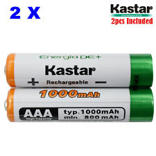 Kastar 2x 1.2V 1000mAh Ni-MH Battery for Sennheiser HDR PXC RS Series Headphone