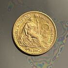 1963 Peru 10 Soles Gold Coin .1354 AGW  extremely High Grade B15