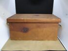 WOOD SEAFOOD CHEST ROPE HANDLES SIGNED BY GOV. PAYNE (MAINE 1949-53) RARE BOX