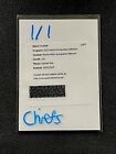 RASHEE RICE 2023 Immaculate PLATINUM RC ROOKIE PATCH 1/1 AUTO! TRUE 1/1! CHIEFS!