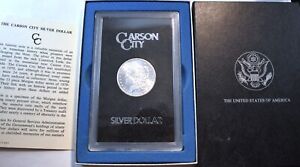 New Listing1885 CC Morgan Silver Dollar GSA Uncirculated Better Date Carson City $1 Coin