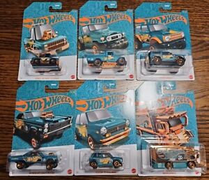 2024 Hot Wheels 56th Anniversary Pearl and Chrome FULL SET of 6 including CHASE
