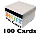 100 Inkjet PVC Cards w/ HiCo Mag Stripes - For Epson & Canon Inkjet Printers