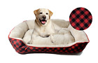 Orthopedic Pet Calming Bed Soft Warm Cat Dog Nest House X-L Large Washable Mat