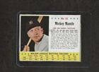1963 Jello Baseball Card #15 Mickey Mantle, New York Yankees, HOF, VG-EX!