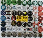 500 Beer Bottle Caps (((700+ Designs!))) BEST MIX GUARANTEE Zero Defects Crimped