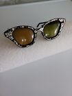 Vintage 1950's Cat Eye Sunglasses With Classic Vintage Case