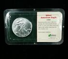 1999 American Silver Eagle 1 oz .999 Silver Dollar Sealed Littleton Holder 184sp