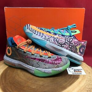 Nike What The KD 6 WTKD 669809-500 Size 8 Kevin Durant