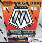 2021/22 Panini Mosaic EXCLUSIVE Road to WORLD CUP Soccer Factory Sealed MEGA Box