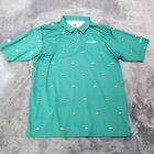 Remington Men's L Large Green Skeet Clay Shooting Pigeon AOP All Over Print Polo