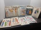 Vintage lot of 9 sewing pattern  70's Butterick
