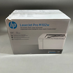 New HP Laser Jet pro M102w Monochrome Wireless Laser Printer G3Q35A Open Box