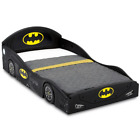 DC Comics Batman Batmobile Car Deluxe Toddler Bed with Attached Guardrails