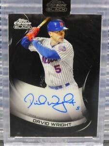 New Listing2022 Topps Chrome Black David Wright Auto Autograph #CBA-DWR Mets