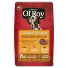 Complete Nutrition Roasted Chicken & Rice Flavor Dry Dog Food, 15lb Bag Pet Food