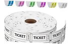 New ListingLKXSPLABE Fluorescence Raffle Tickets Double Roll 2000 White 2000 Tickets
